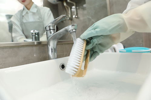 家政清洗打掃保潔清潔工服務(wù)女性人物攝影圖 攝影